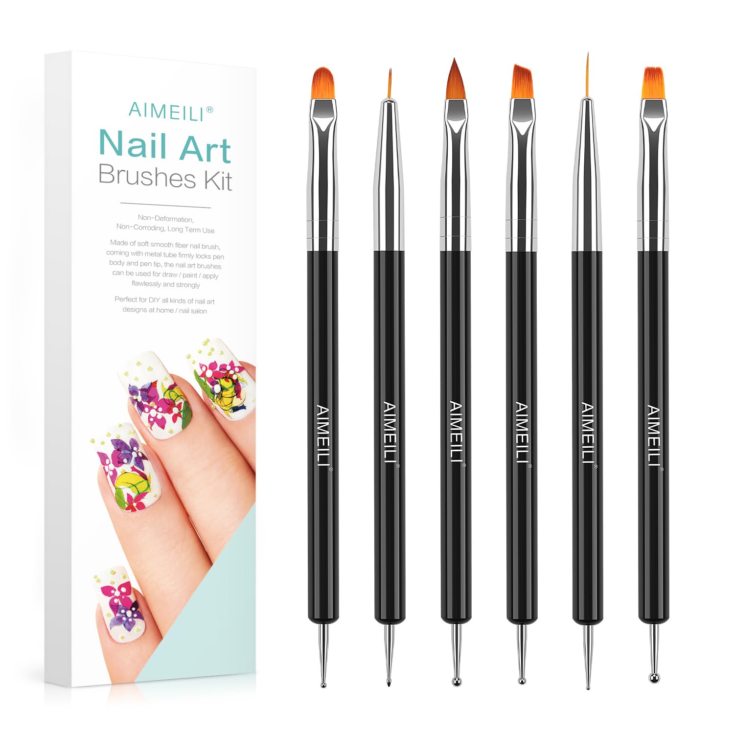 Amazon | AIMEILI ネイルドットツール ジェルネイルポリッシュネイル